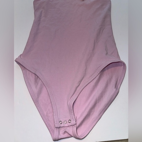 Victoria's Secret Pink High Neck Tank Top T-shirt Bodysuit Purple NWT XSMALL - Picture 5 of 5
